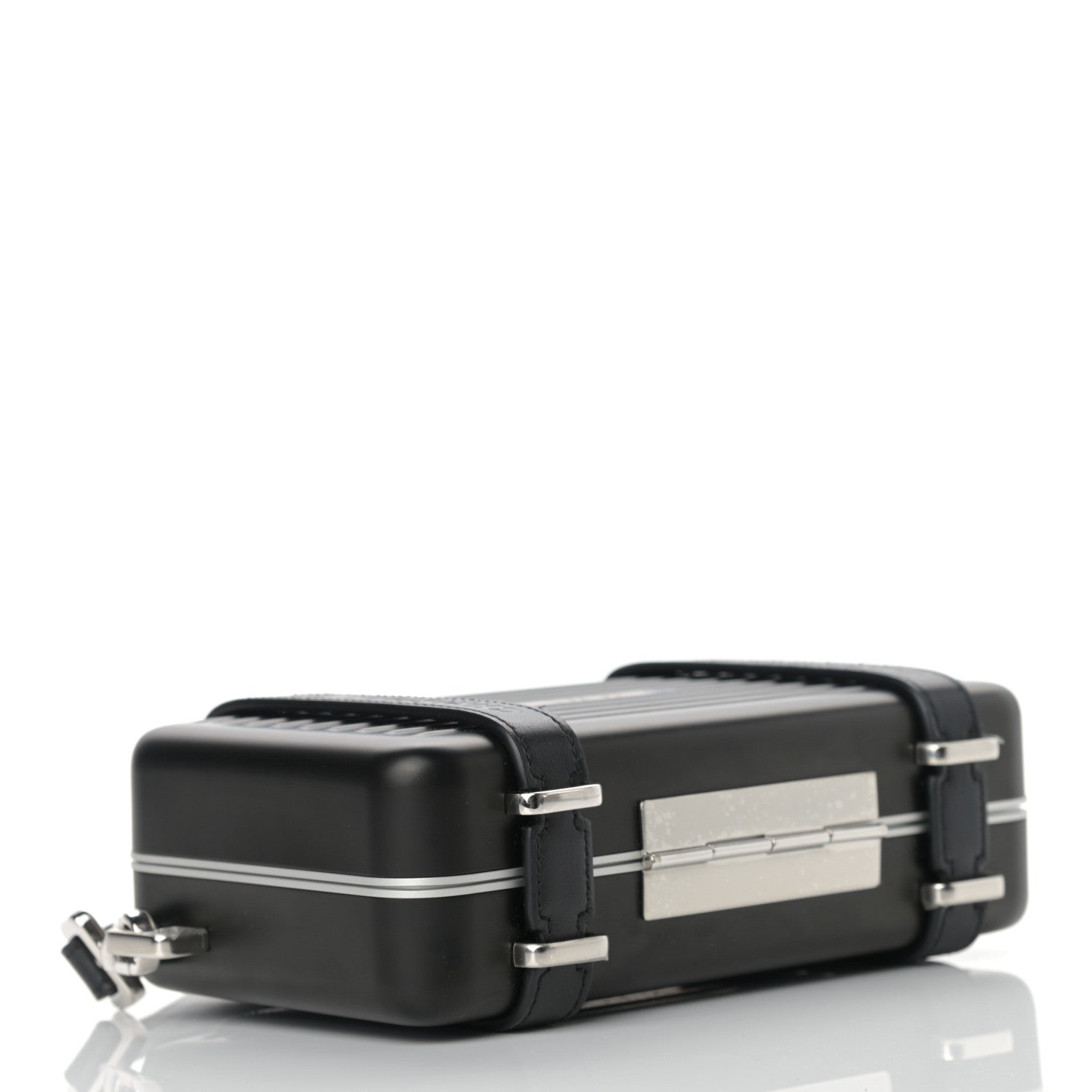 Christian Dior X RIMOWA Aluminum Personal Clutch On Strap Black 4 of 10