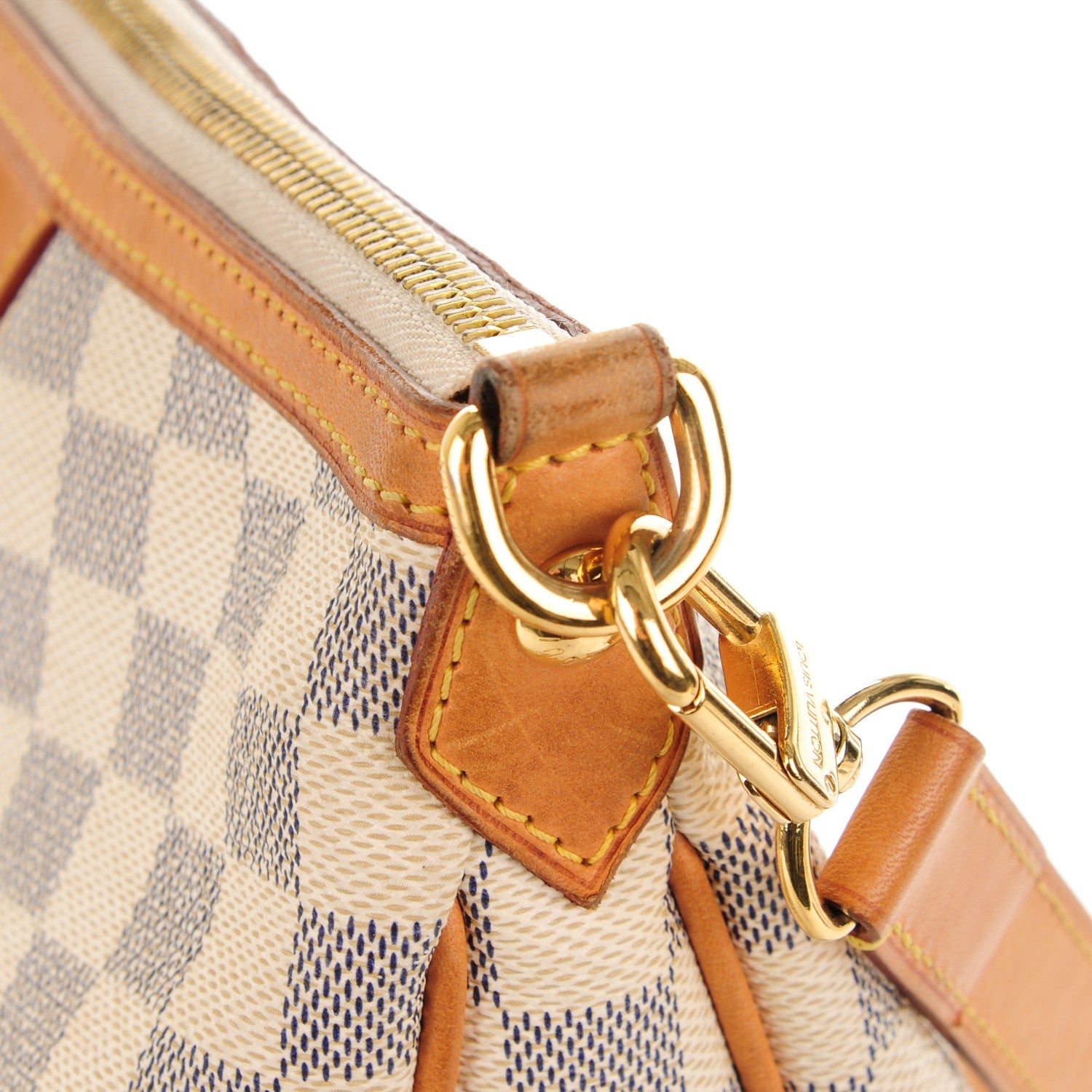 Louis Vuitton Damier Azur Siracusa GM 10 of 14