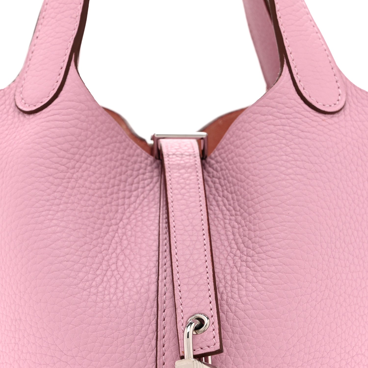 Hermes Taurillon Clemence Picotin Lock 18 PM Mauve Sylvestre 8 of 14