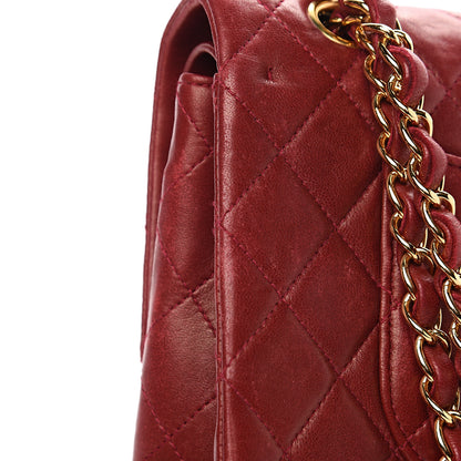 Chanel Lambskin Quilted Medium Double Flap Red 12 of 18