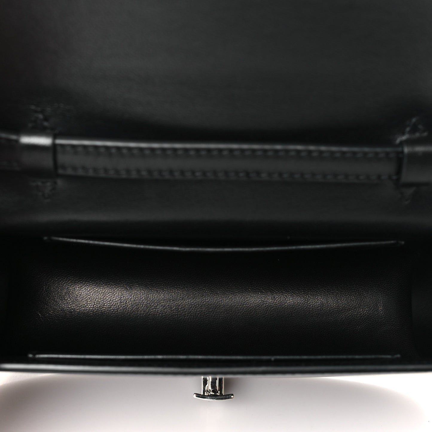 Smooth Calfskin The Sofia E/W Crossbody Black