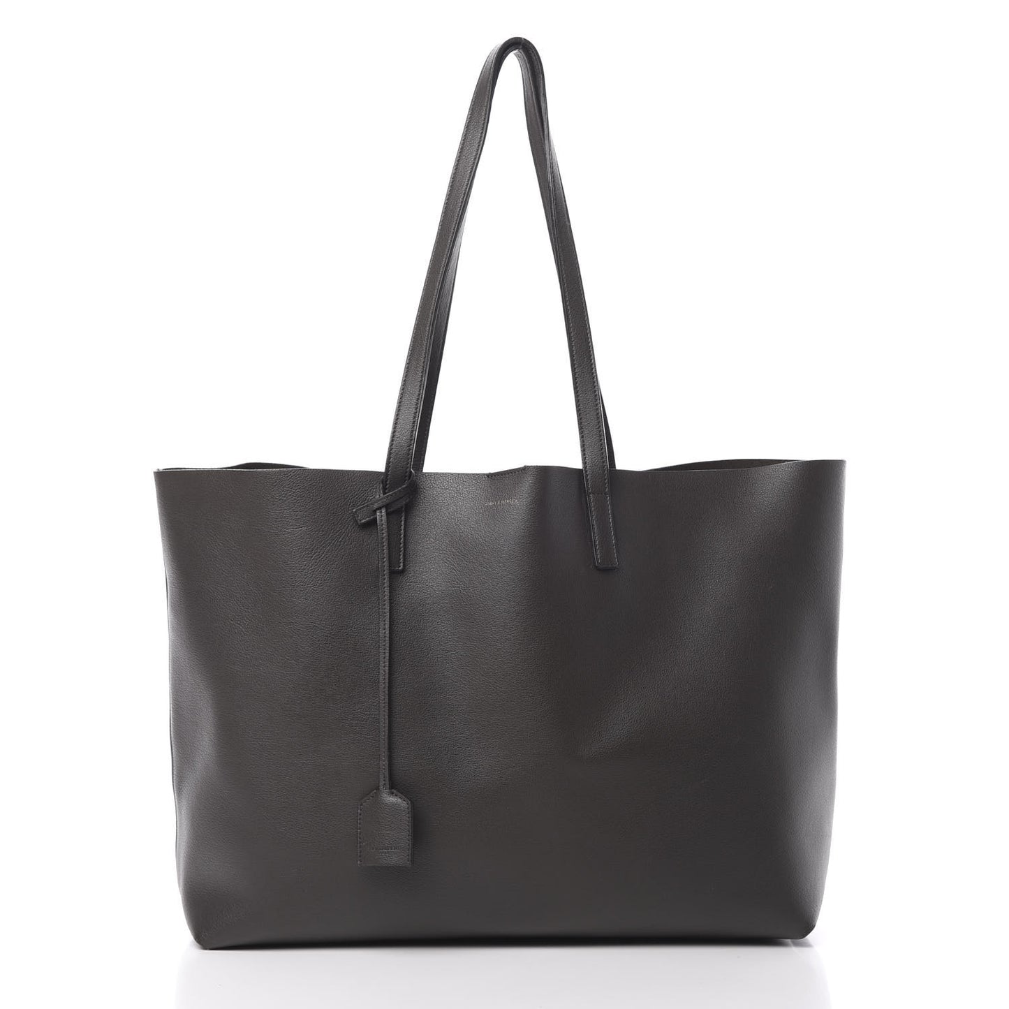 Calfskin Large Shopping Tote Dark Grey