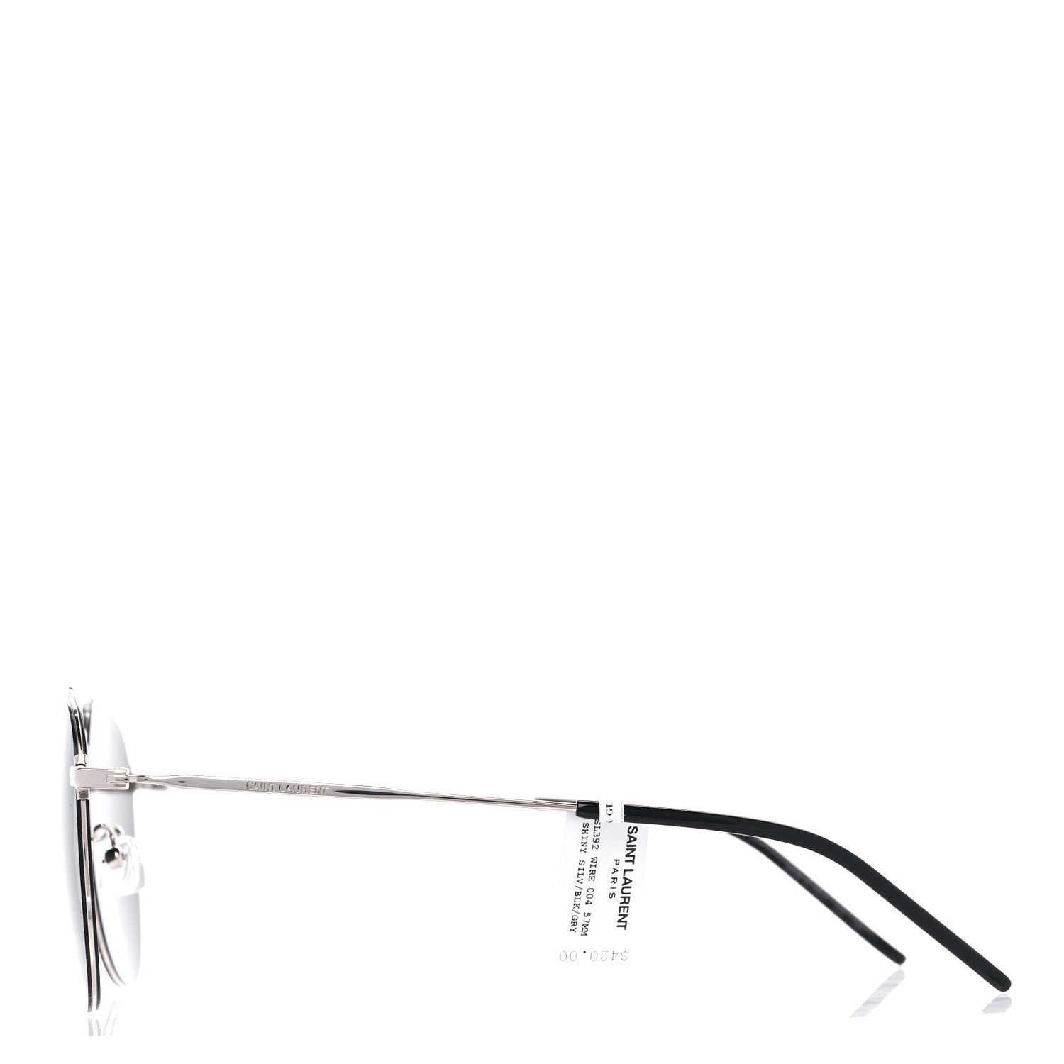 Saint Laurent Aviator Classic 11 Sunglasses Silver 3 of 6