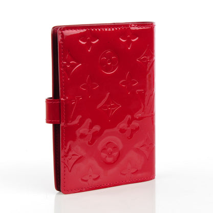 Louis Vuitton Vernis Small Ring Cover Agenda Pomme D'Amour 3 of 7