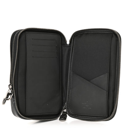 Louis Vuitton Monogram Eclipse Reverse Double Phone Pouch 6 of 10