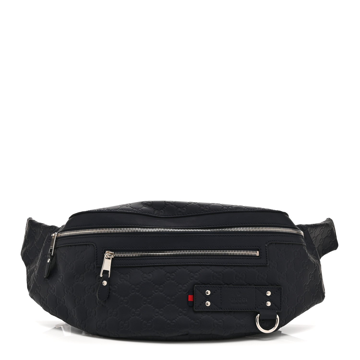Gucci Guccissima Web Belt Bag Navy 1 of 11
