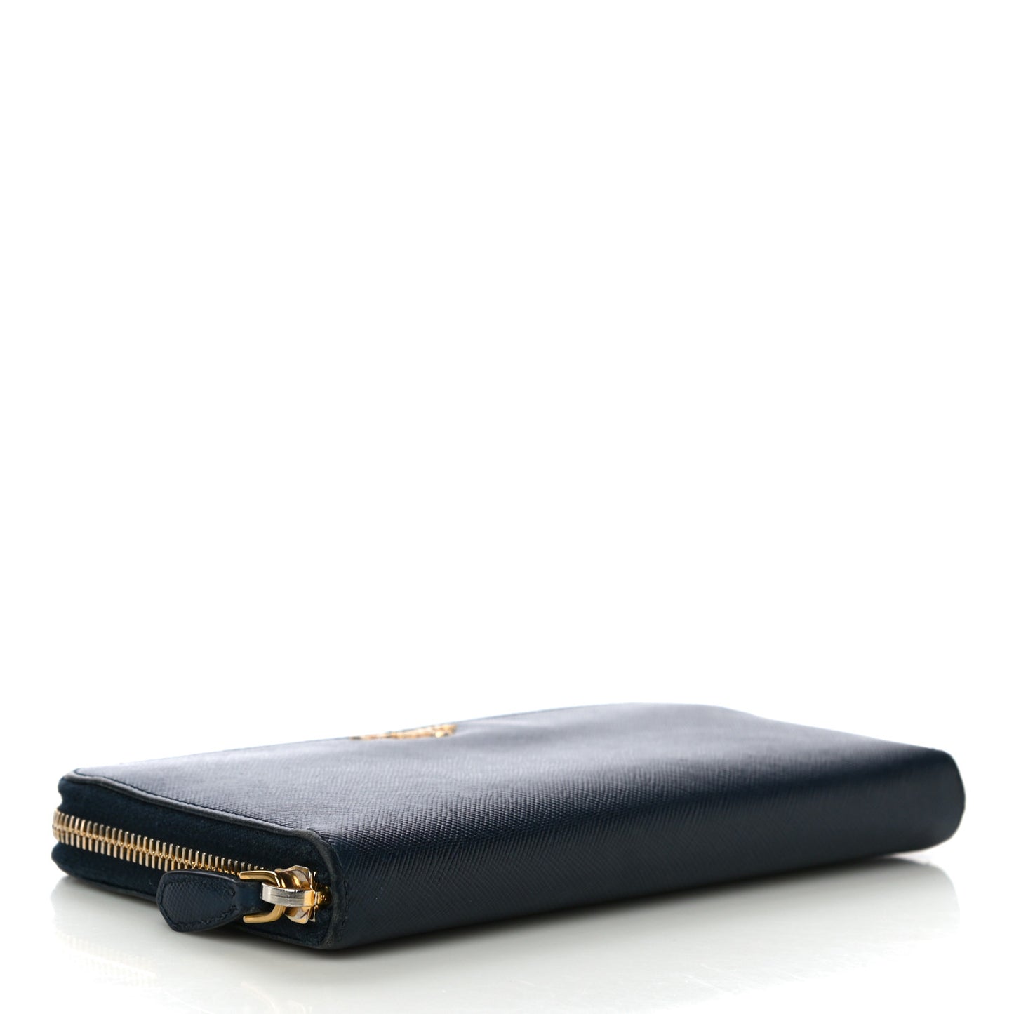 Saffiano Metal Zip Around Wallet Baltico