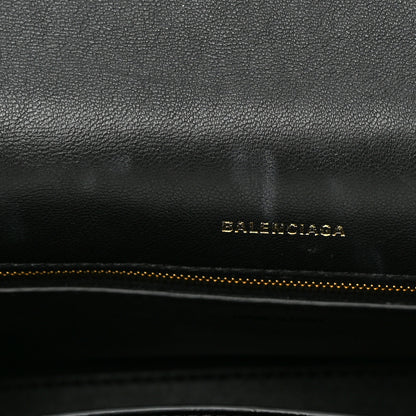 Balenciaga Paper Calfskin S Downtown Chain Shoulder Bag Black 13 of 13