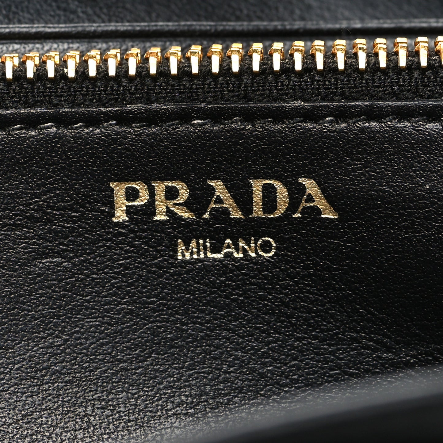 Soft Calfskin Quilted Chain Wallet Black