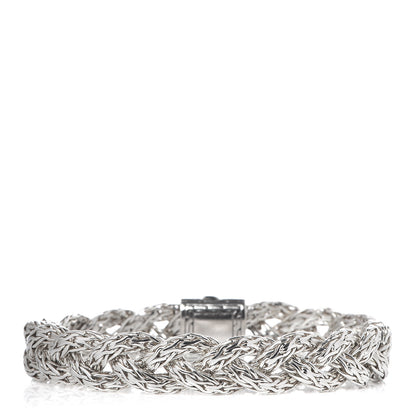 John Hardy Sterling Silver Medium Braided Classic Chain Bracelet 3 of 6