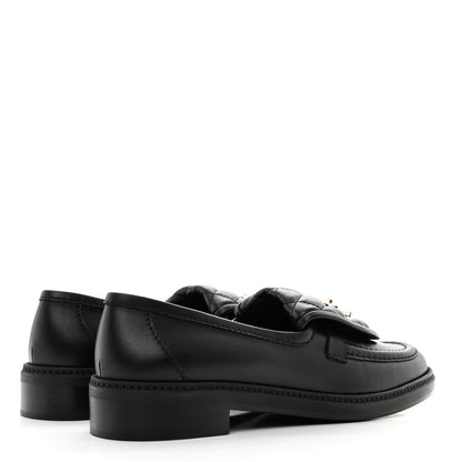 Chanel Lambskin Quilted CC Turnlock Loafers 40 Black 4 of 8