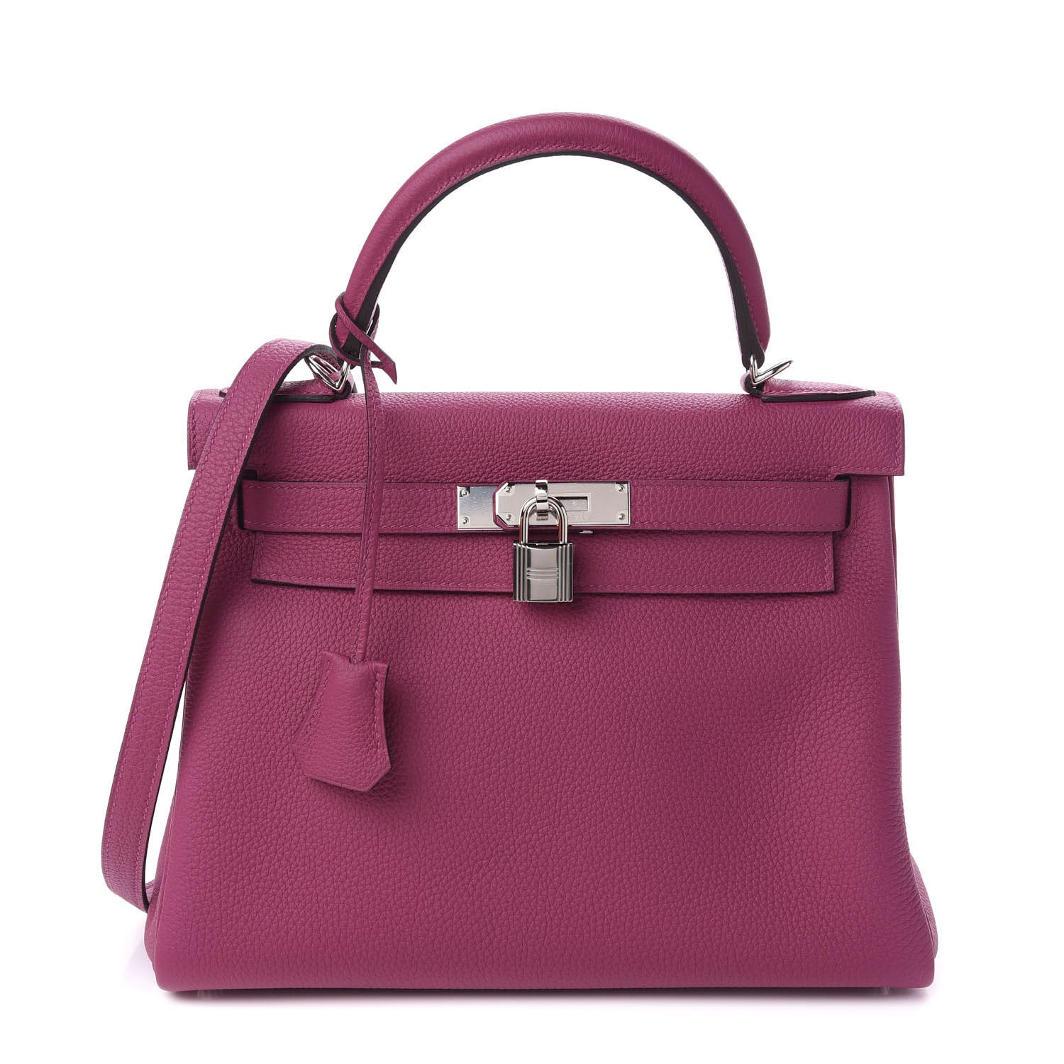 Hermes Togo Kelly Retourne 28 Rose Pourpre 1 of 11