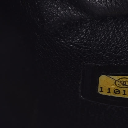 Chanel Lambskin Quilted East West Flap Black 7 of 12