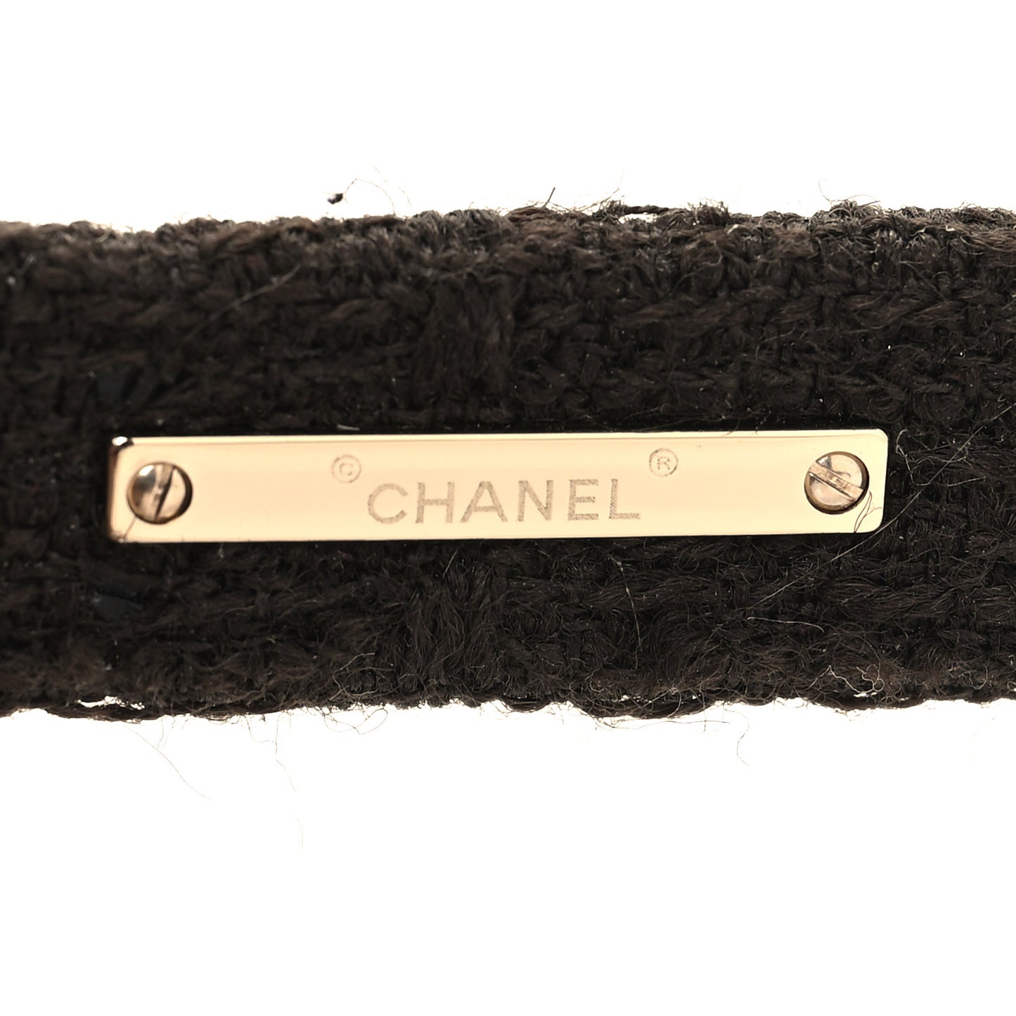 Acetate Tweed Wool CC Rectangle Sunglasses 5514 Tortoise