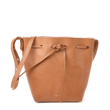 Mansur Gavriel Calfskin Mini Bucket Bag Cammello Rosa 1 of 9