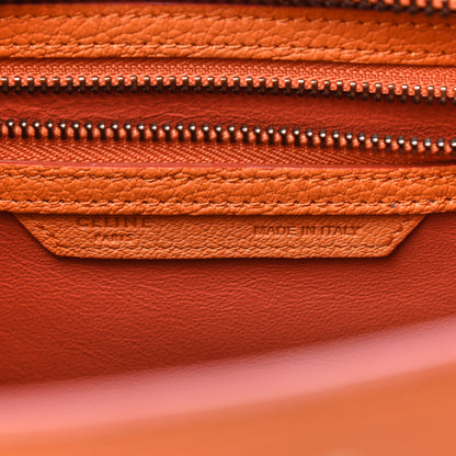 Celine Goatskin Micro Luggage Light Orange 8 of 9