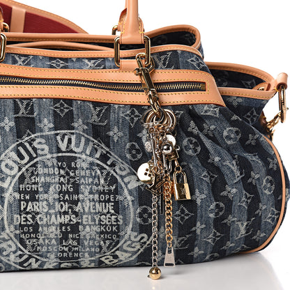 Louis Vuitton Denim Raye Cabas GM 12 of 13