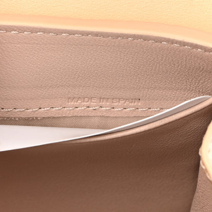 Chloe Shiny Grained Calfskin Aby Wallet on Chain Wooden Beige 7 of 13