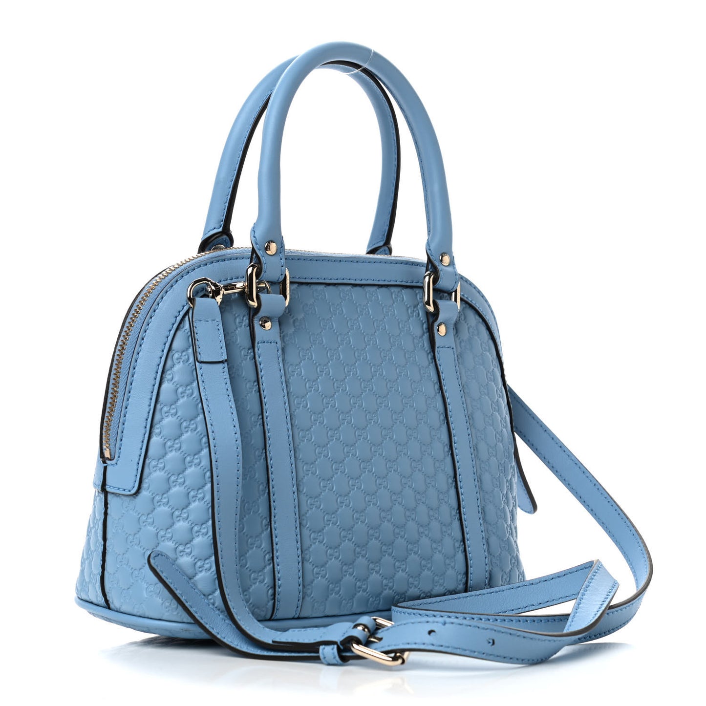 Microguccissima Mini Dome Bag Mineral Blue