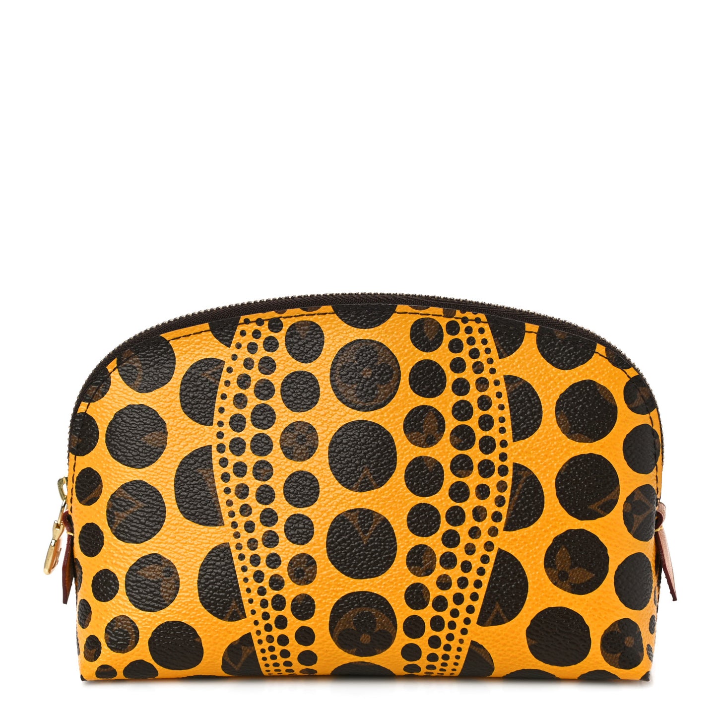 Monogram Kusama Pumpkin Dots Cosmetic Pouch Yellow