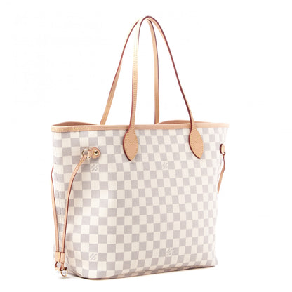 Louis Vuitton Damier Azur Neo Neverfull MM Rose Ballerine 2 of 8