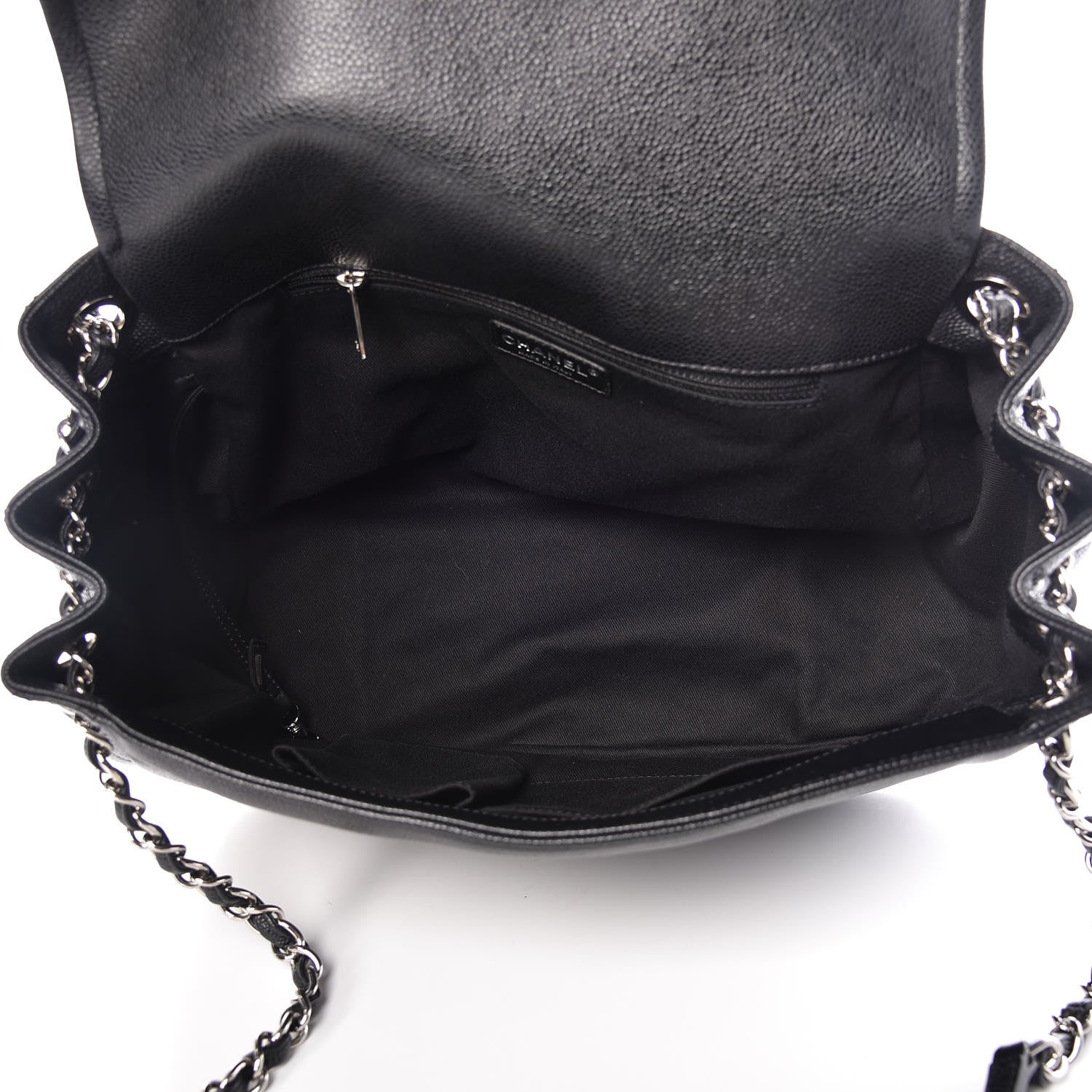 Chanel Caviar Timeless CC Accordion Flap Black 5 of 11