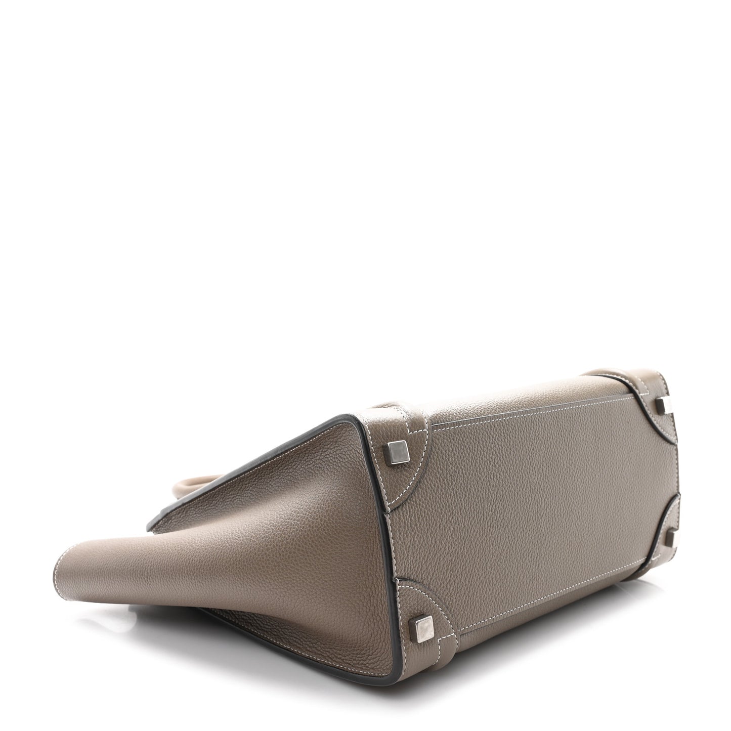 Drummed Calfskin Micro Luggage Souris