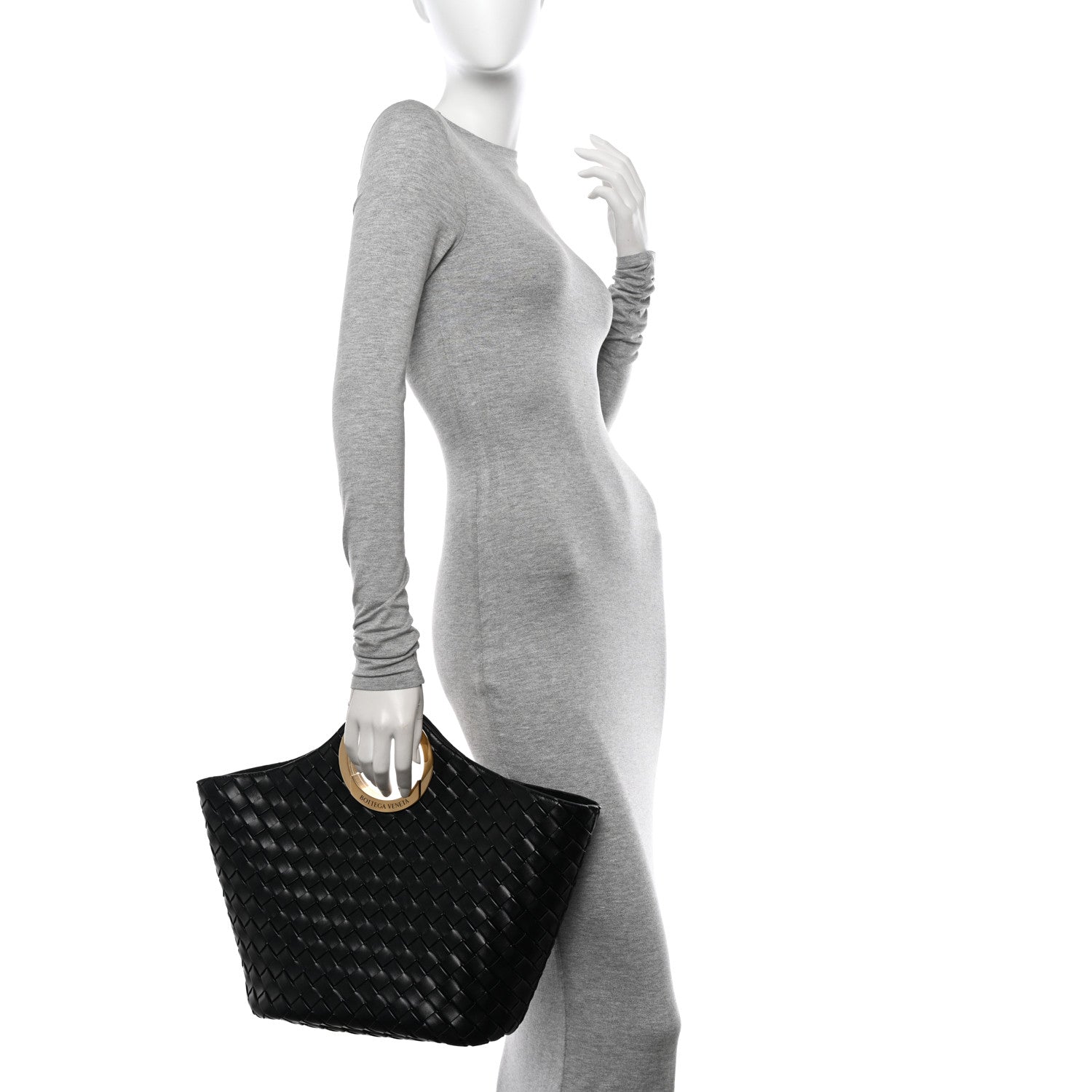 Bottega Veneta Calfskin Intrecciato Picnic Black 2 of 12