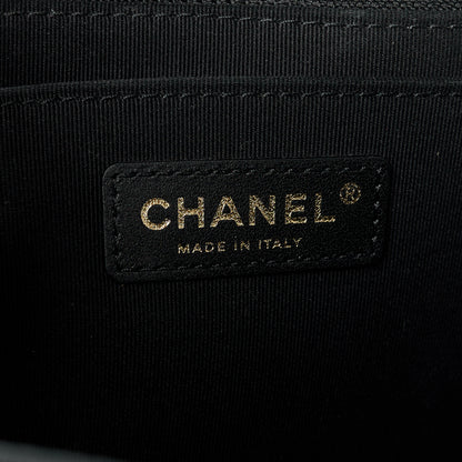 Chanel Neoprene Quilted XXL Travel Flap Bag Black 6 of 13