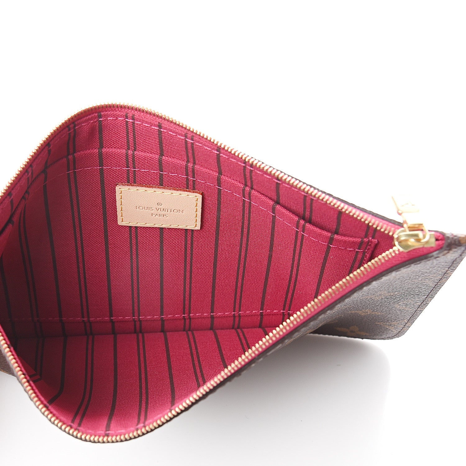 Louis Vuitton Monogram Neverfull MM GM Pochette Pivoine 4 of 5