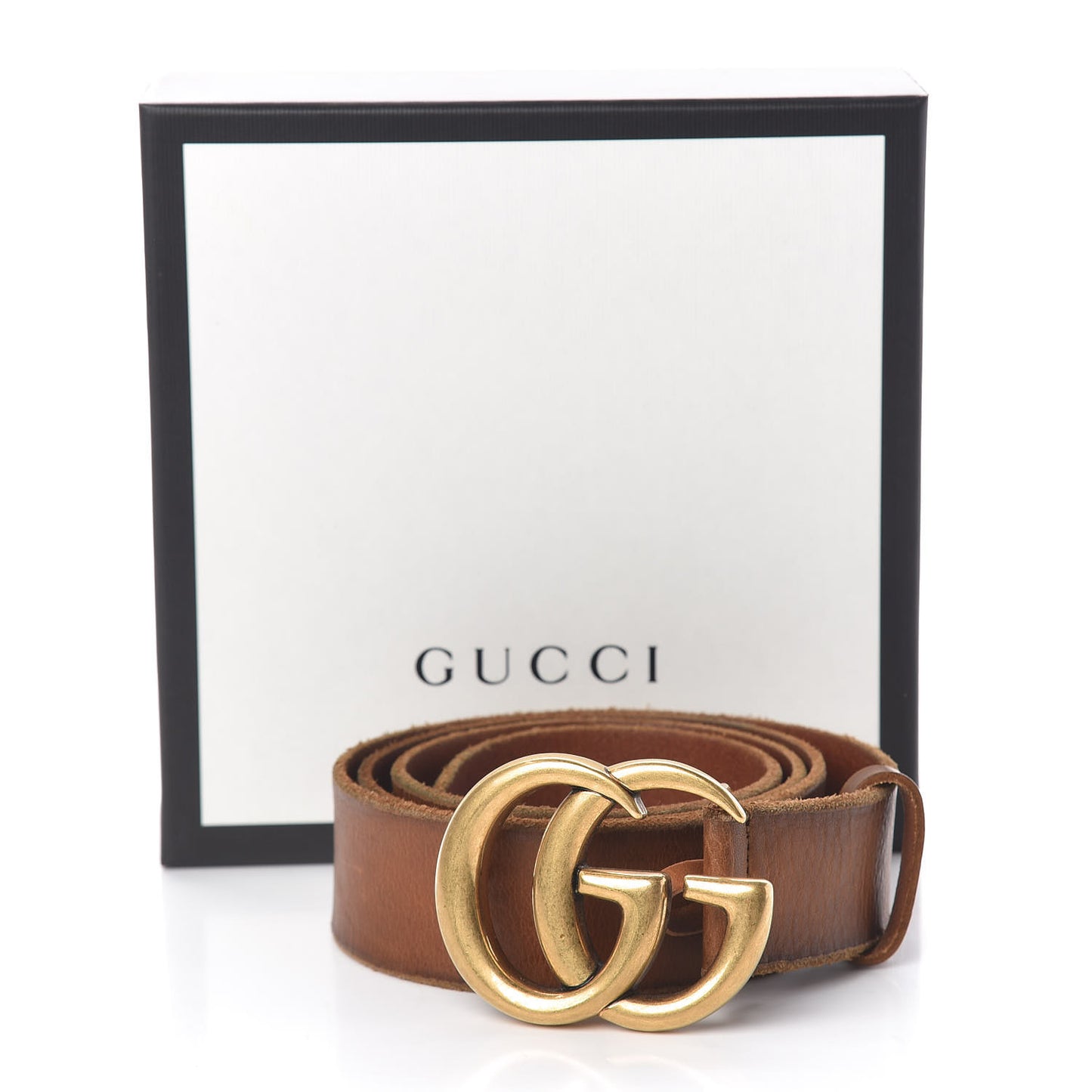 Faded Calfskin Double G 40mm Belt 105 42 Cuir