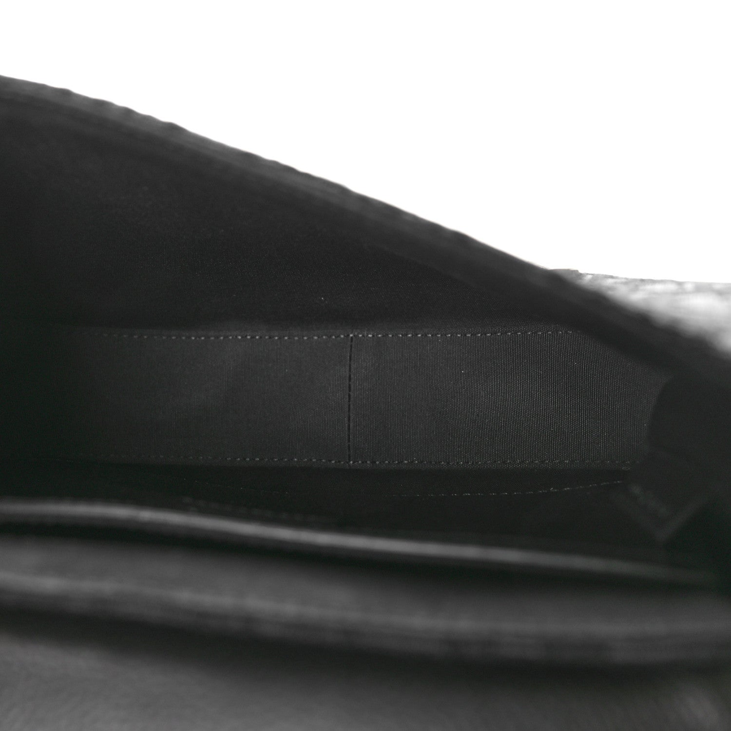 Christian Dior Oblique Jacquard Grained Calfskin Saddle Messenger Pouch Black 5 of 10