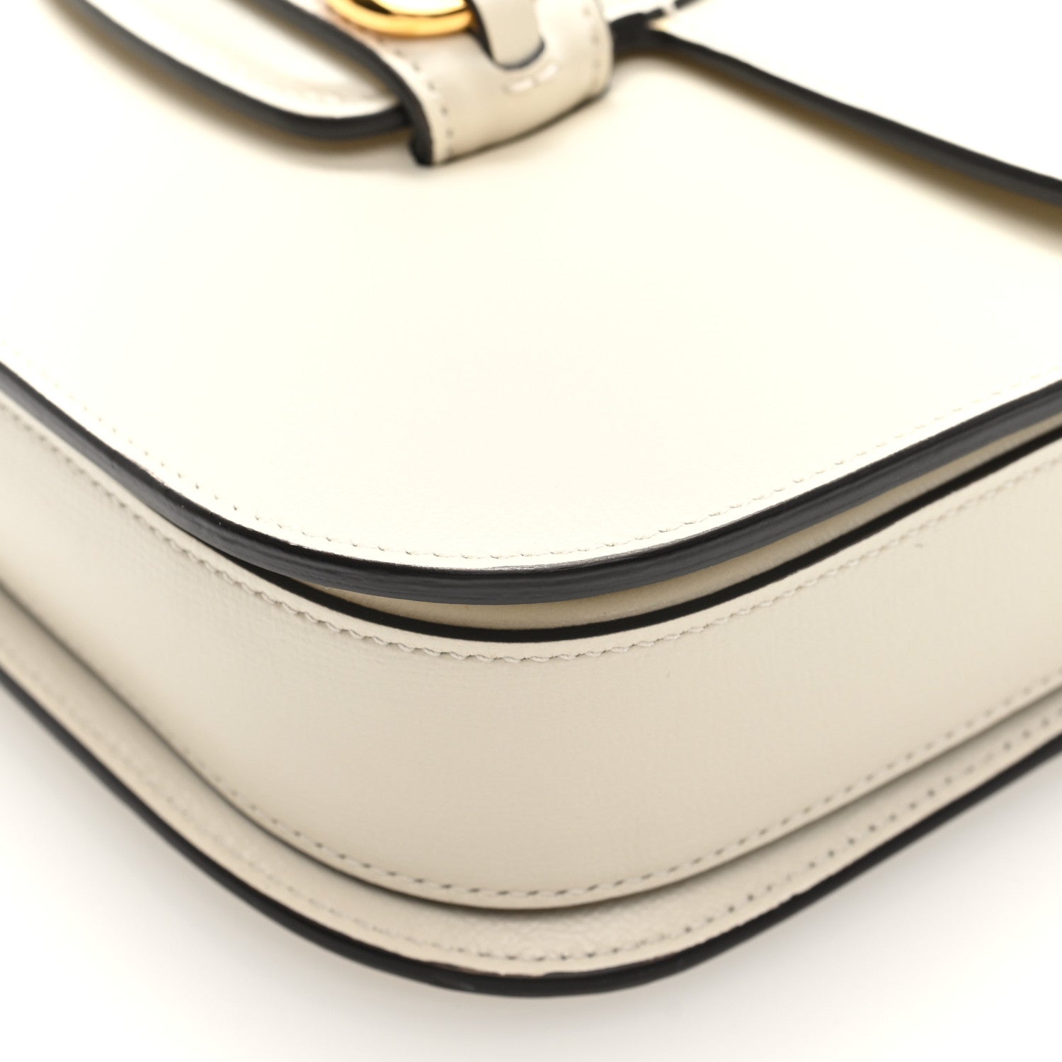 Gucci Azalea Calfskin Horsebit 1955 Shoulder Bag Mystic White 10 of 10