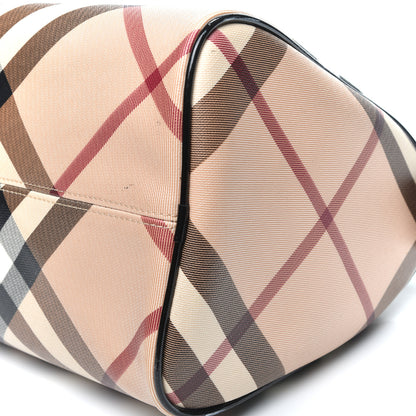 Burberry Supernova Check Small Chester Bowling Bag Black 8 of 12