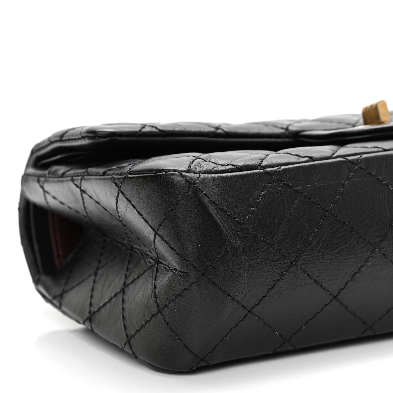 Chanel Aged Calfskin Quilted 2.55 Reissue 225 Flap Black 8 of 8