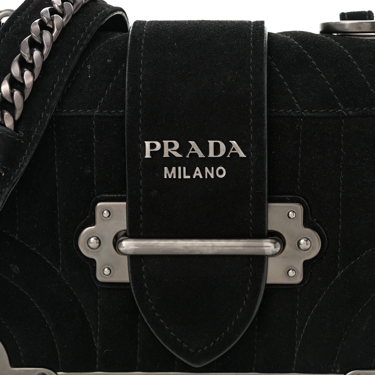 Velvet Impuntu Cahier Bag Black