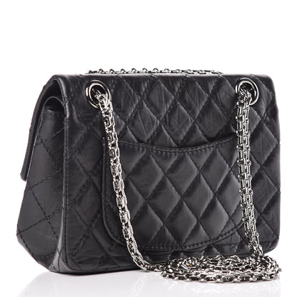 Chanel Aged Calfskin Quilted 2.55 Reissue 224 Flap Black 3 of 9