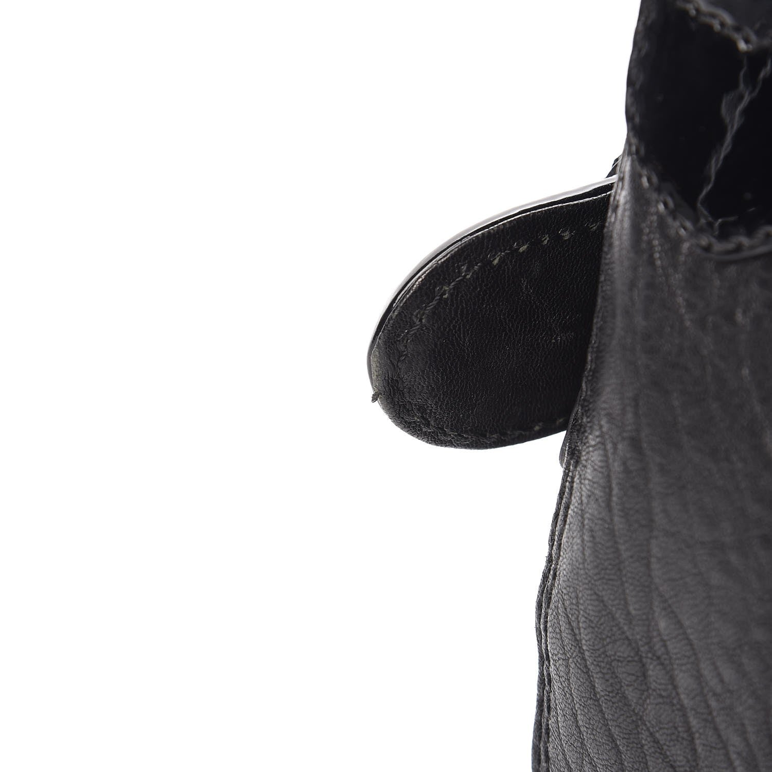 Fendi Nappa Patent B Bis Flap Bag Black 8 of 8