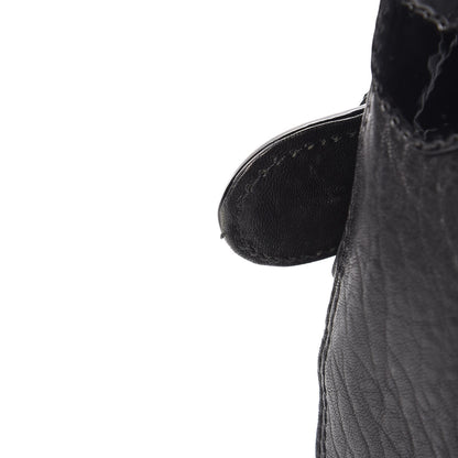 Fendi Nappa Patent B Bis Flap Bag Black 8 of 8