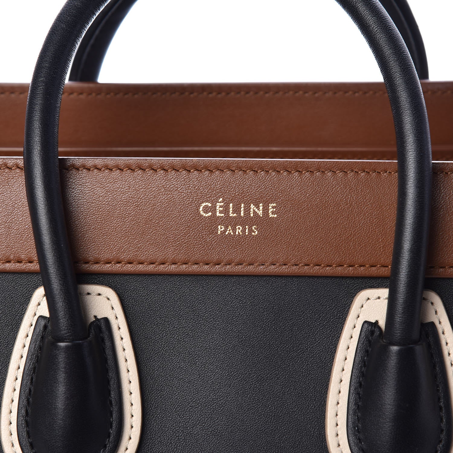 Celine Satin Calfskin Nano Tri-Color Luggage 9 of 9