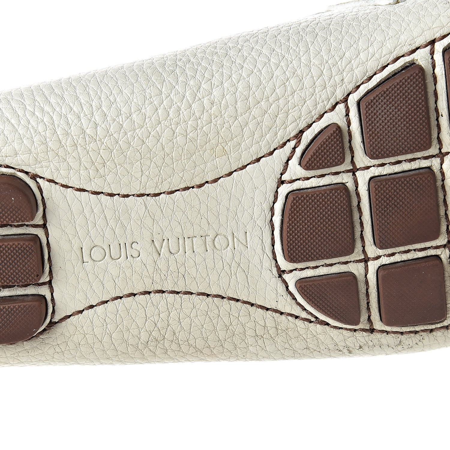 Louis Vuitton Calfskin Monte Carlo Moccasin Loafers 41 Ivory 8 of 22
