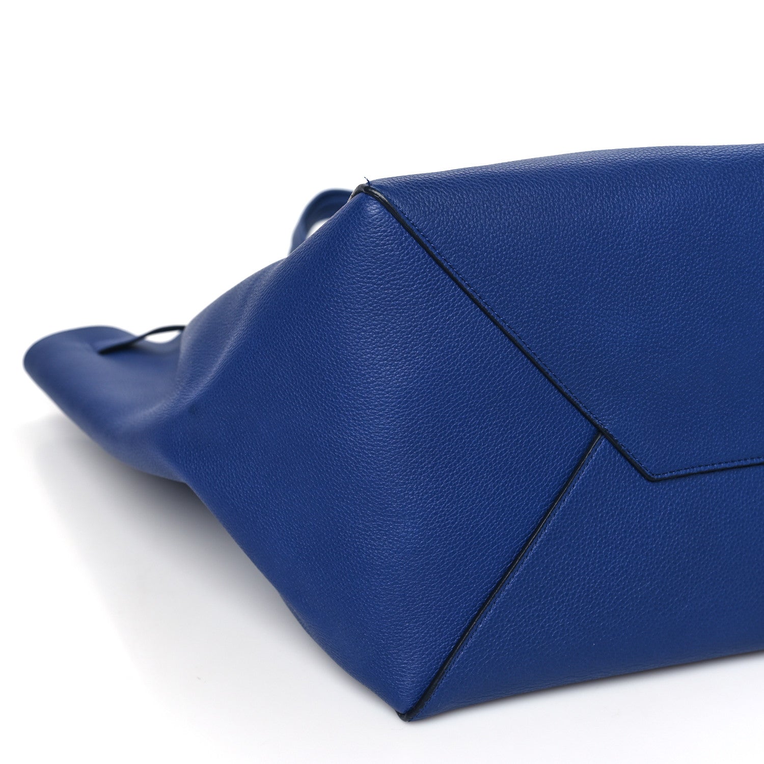 Celine Soft Grained Calfskin Medium Belt Cabas Phantom Indigo 7 of 8
