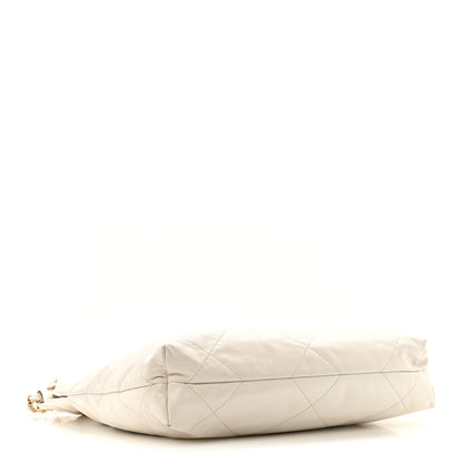 Chanel Calfskin Quilted Small Chanel 22 White 5 of 14