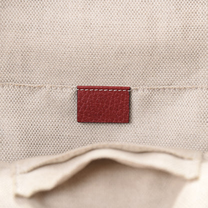 Gucci Pebbled Calfskin Soho Chain Backpack Hibiscus Red 5 of 13