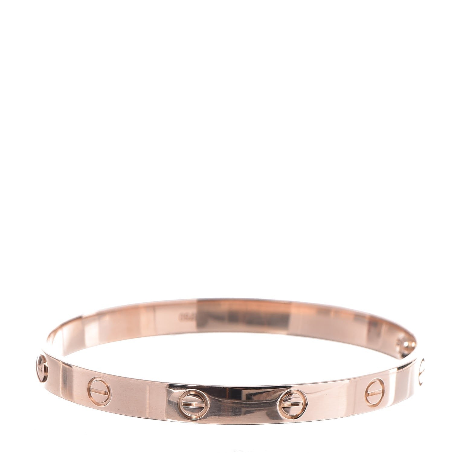 Cartier 18K Pink Gold LOVE Bracelet 18 3 of 5