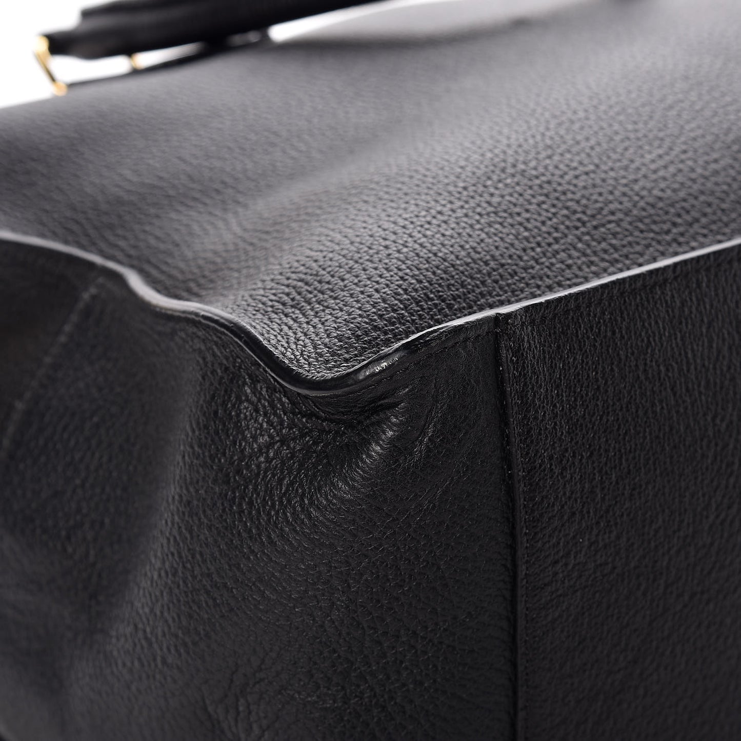 Calfskin Palazzo Holdall Bag Black