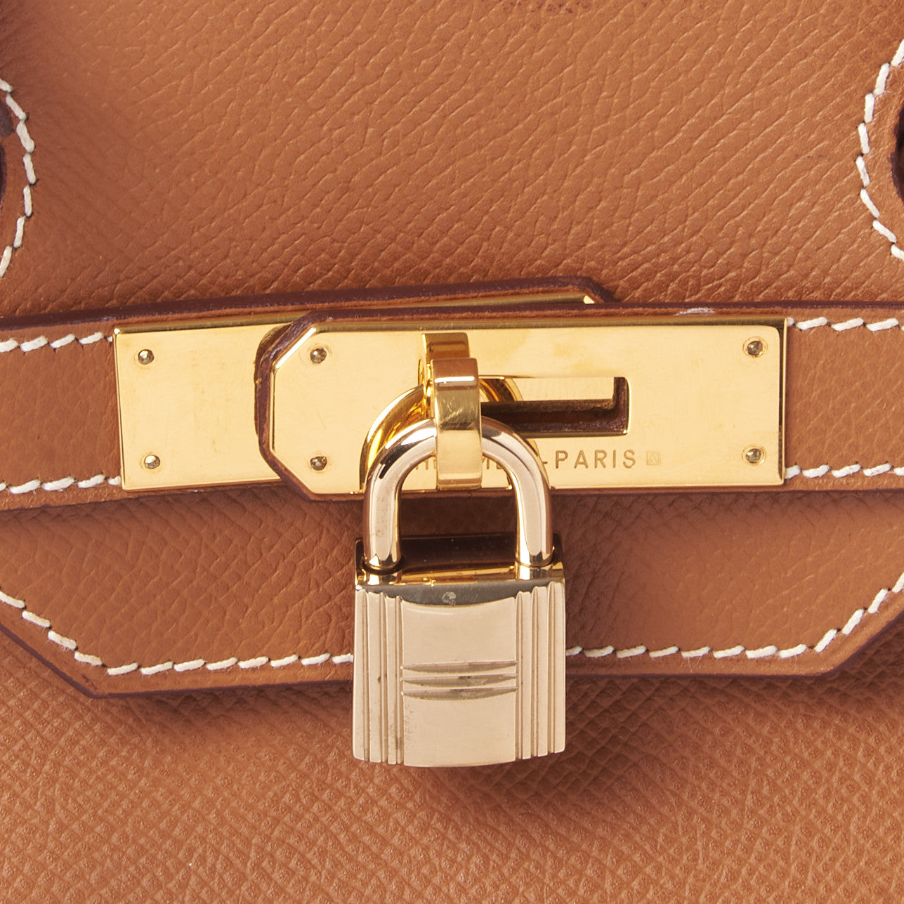 Epsom Birkin 35 Gold