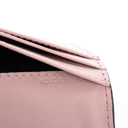 Burberry Signature Grain Calfskin Check Embossed Continental Wallet Pale Orchid 7 of 8