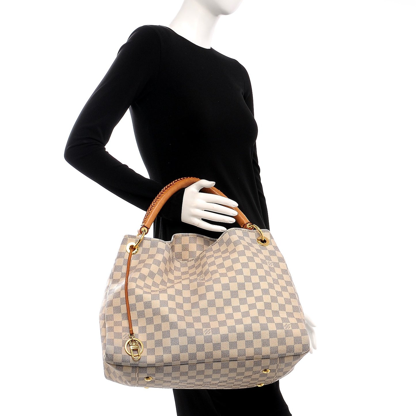 Damier Azur Artsy MM