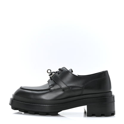 Hermes Glossed Calfskin First Oxford 37 Black 1 of 9